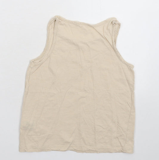 NEXT Girls Beige Basic Tank Size 9 Years
