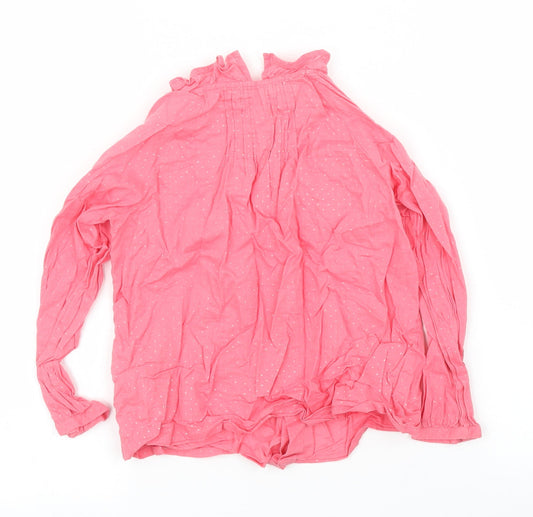 Billie Blush Girls Pink Basic Blouse Size 3 Years