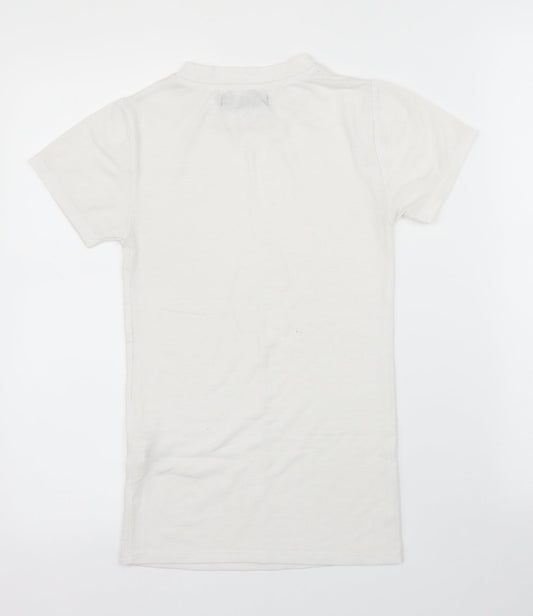 Primark Womens White Basic T-Shirt Size 6