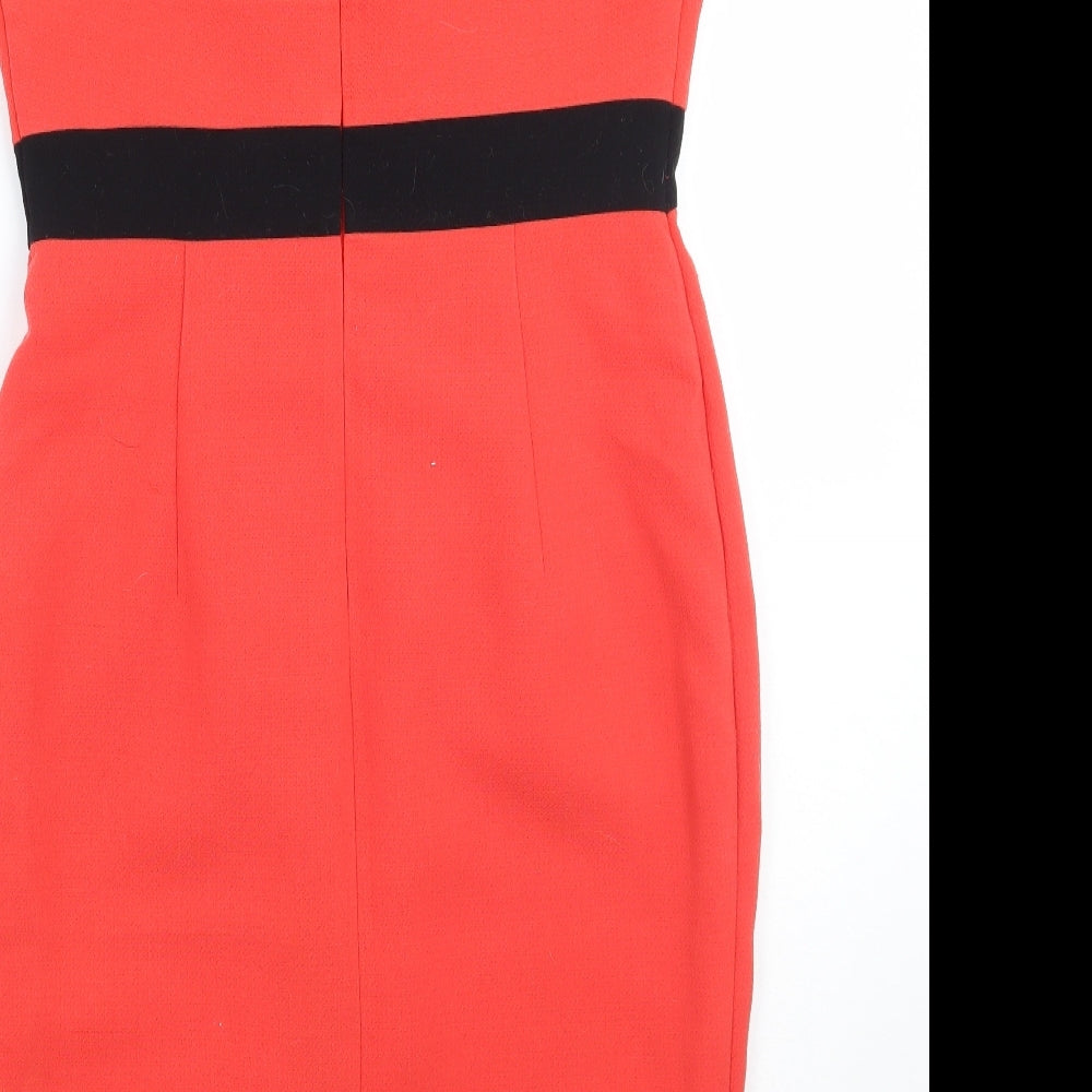 Marks and Spencer Womens Orange A-Line Size 10