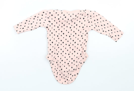 Primark Girls Pink Geometric Babygrow One-Piece Size 0-3 Months