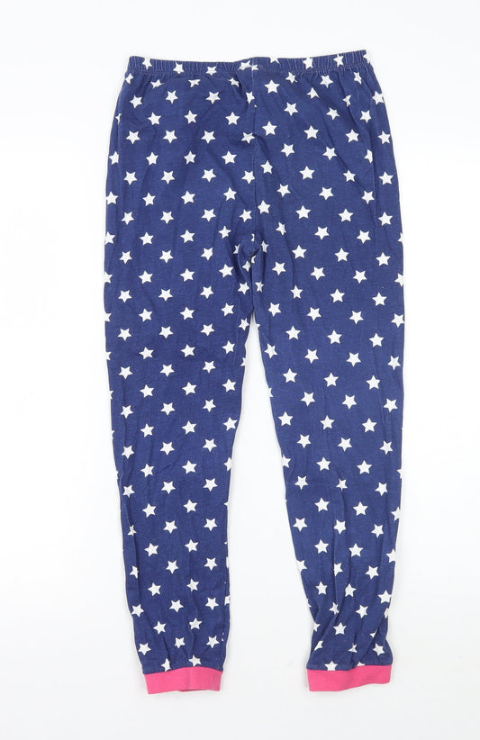 My Little Pony Girls Blue Geometric Sweatpants Trousers Size 11 Years