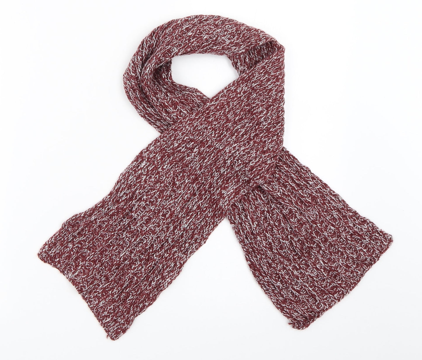 Marks and Spencer Boys Red Colourblock Scarf One Size