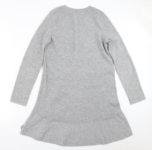 ASOS Womens Grey Jumper Dress Size 8