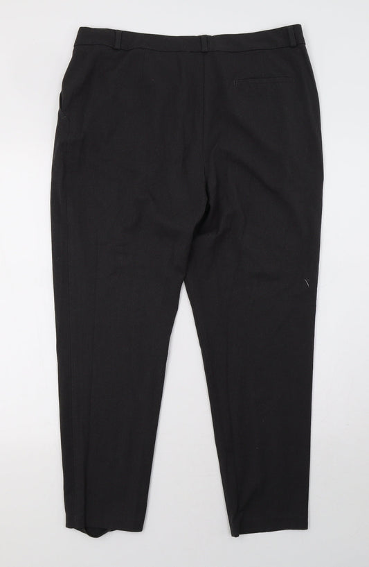 Marks and Spencer Womens Grey Trousers Size 16 L27 in