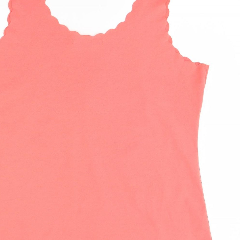 George Womens Pink Basic Tank Size 16