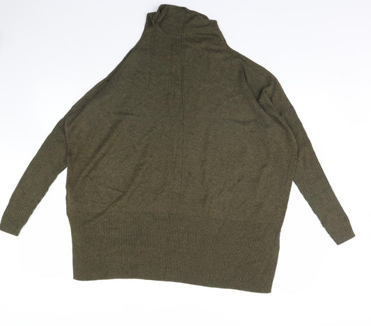 Womens UK Size M New Look Green Pullover Jumper