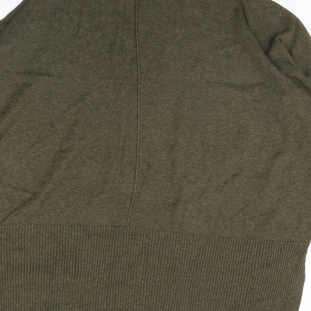 Womens UK Size M New Look Green Pullover Jumper