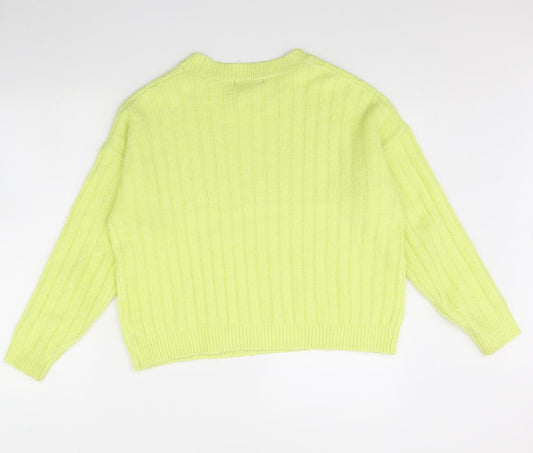 F&F Womens Green Pullover Jumper Size 10