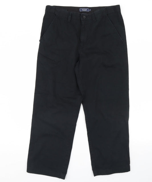 Womens UK Size 34 Maine Regular Fit Black Trousers