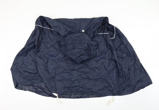Mens UK Size S Crivit Blue Rain Coat