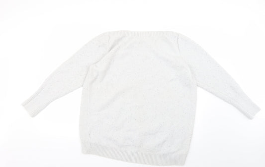 Womens UK Size L Wallis Grey Pullover Jumper