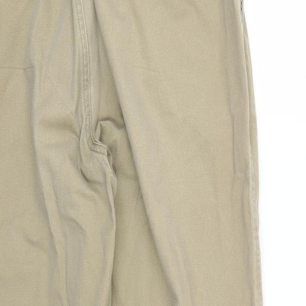 Marks and Spencer Mens Beige Trousers Size 34 L26 in
