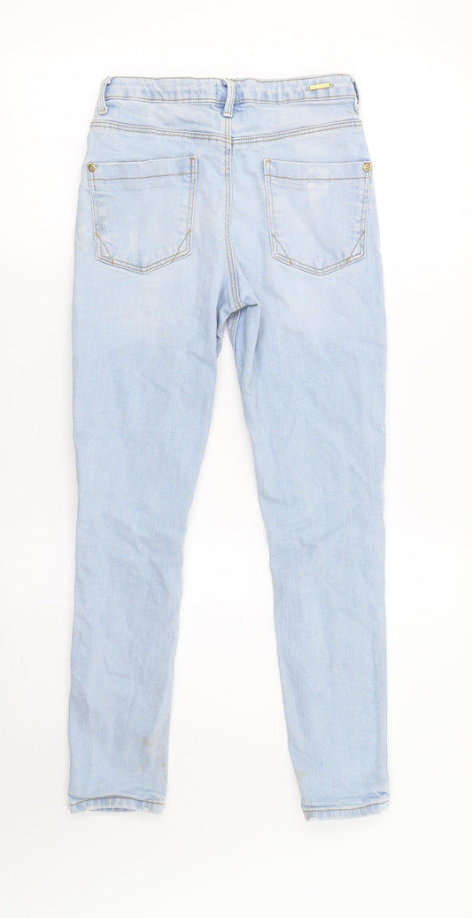 River Island Girls Blue Skinny Jeans Size 12 Years