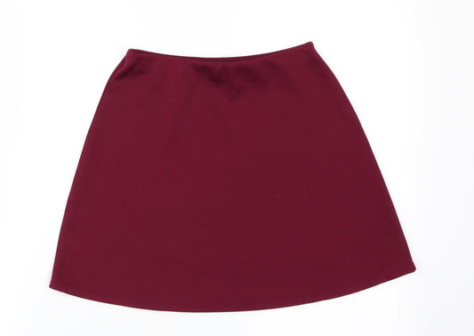 Missguided Womens Brown A-Line Skirt Size 8