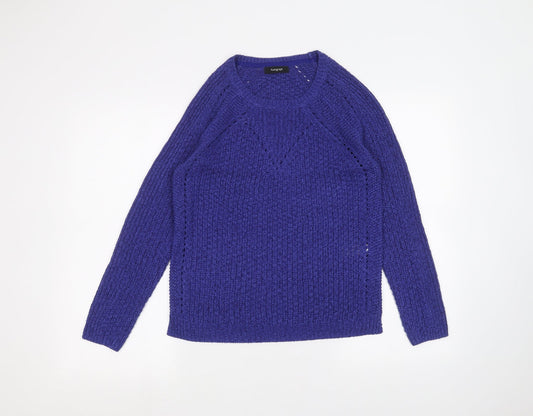 Autograph Womens Blue Pullover Jumper Size 8