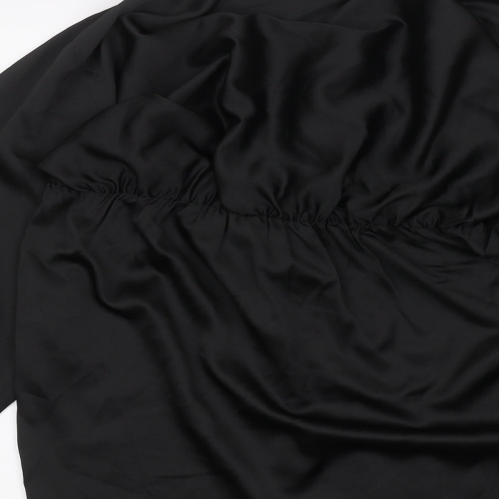 Boohoo Womens Black Cardigan Jumper Size 16