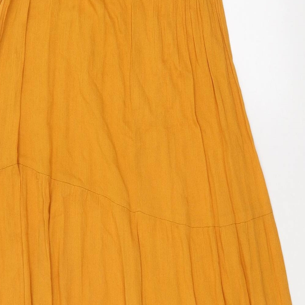 Primark Womens Yellow A-Line Size 8
