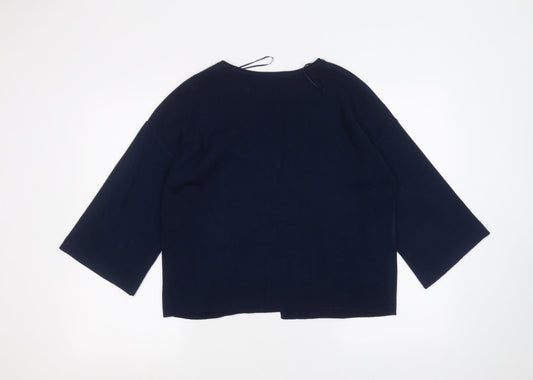 TU Womens Blue Cardigan Jumper Size 10