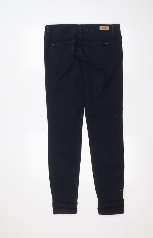 Zara Womens Blue Denim Skinny Jeans Size 32 in L29 in