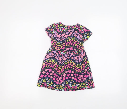 Blue Zoo Girls Blue Floral A-Line Size 18-24 Months