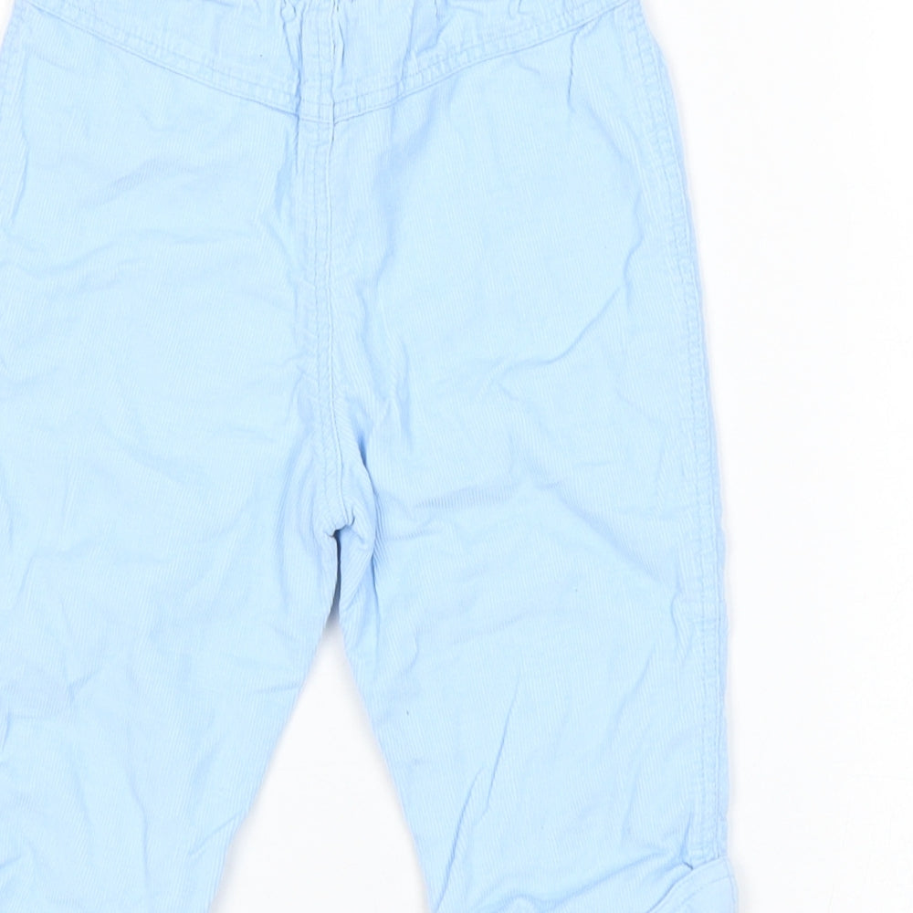 Brand and care label for George Baby Blue Capri Trousers, size 6-9, Months - winne the pooh, disney