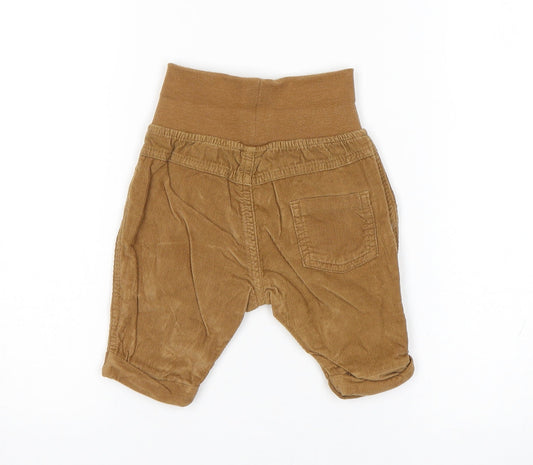 NEXT Boys Brown Corduroy Capri Trousers Size Newborn