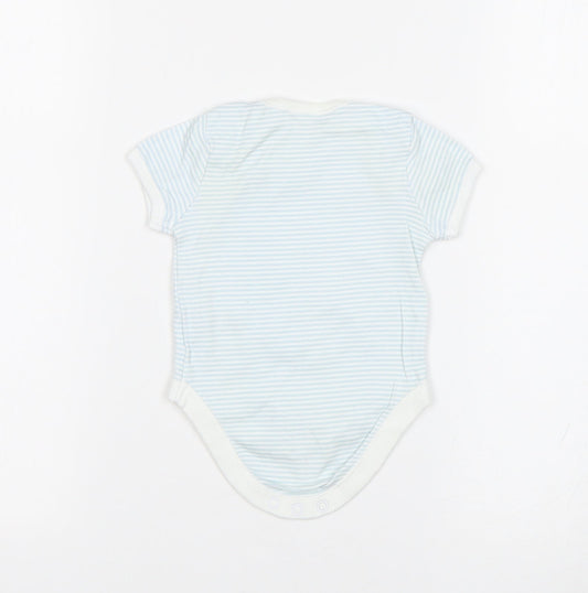F&F Boys Multicoloured Striped Leotard One-Piece Size 0-3 Months