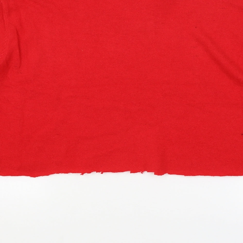 Womens UK Size M SWEEWE Red Pullover Jumper