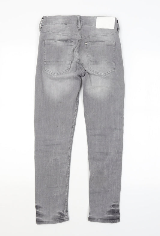 H&M Girls Grey Skinny Jeans Size 10-11 Years