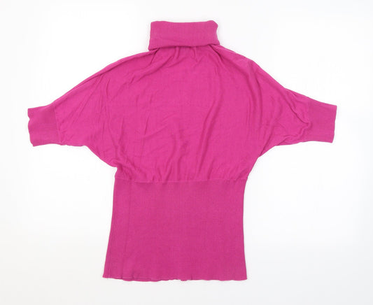Blanco Tricot Womens Pink Pullover Jumper Size S