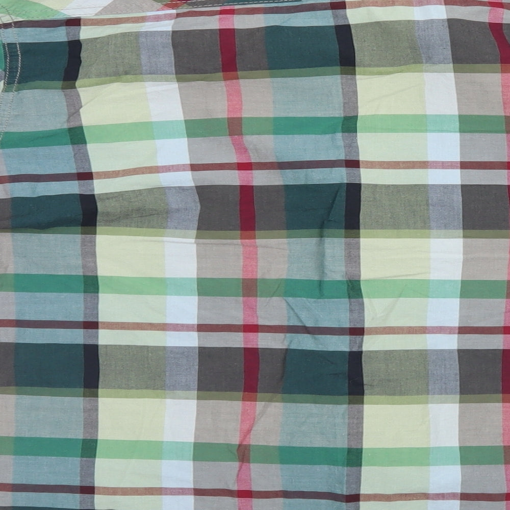 Mens UK Size L Brace Soul Multicoloured Button-Up Long Sleeve Casual Shirt