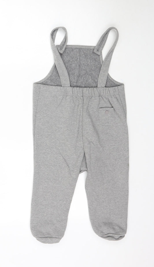 Preworn Girls Grey Jumpsuit One-Piece Size 4-5 Years