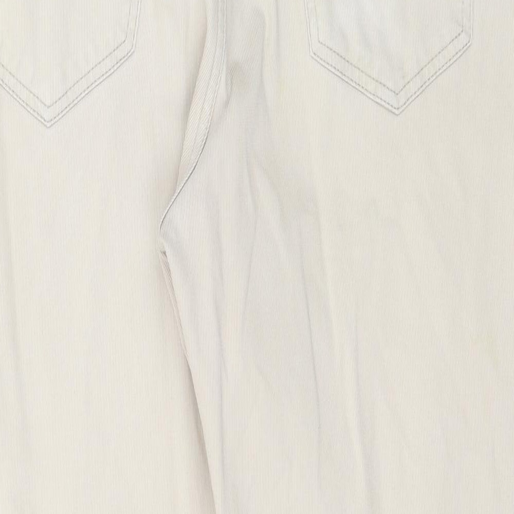 Womens UK Size 38 in Marks and Spencer Regular Fit Beige Trousers