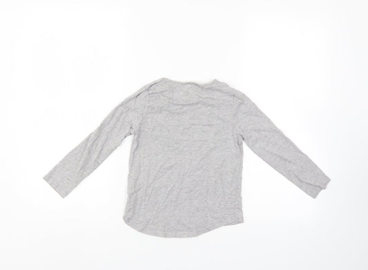 I Love Girls Wear Girls Grey Pullover Jumper Size 7 Years