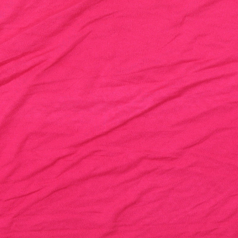 George Womens Pink Knit Pullover Jumper Size 16