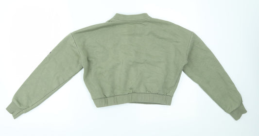 New Look Girls Green Pullover Jumper Size 12-13 Years