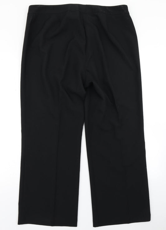 M&S Collection Womens Black Dress Pants Trousers Size 36 in L26 in