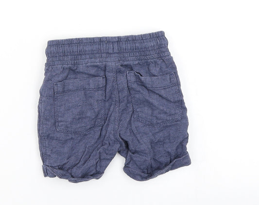 TU Boys Blue Cropped Trousers Size 9-12 Months