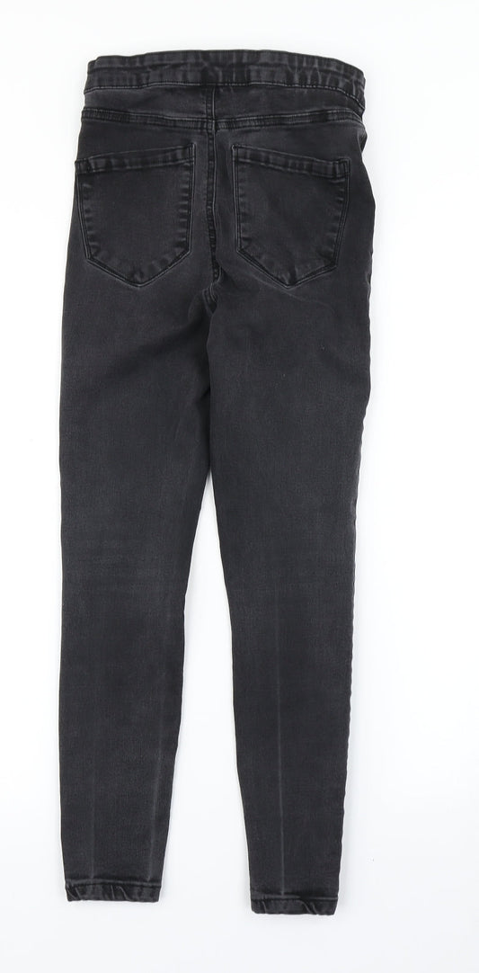 Denim Co Womens Black Denim Skinny Jeans Size 10 L21 in