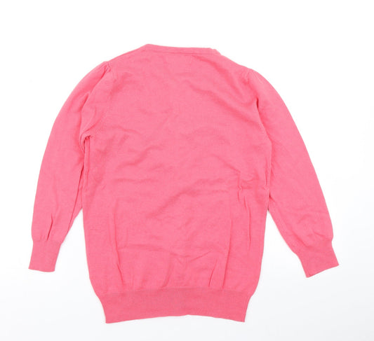 Womens UK Size 6 NEXT Pink Cardigan Jumper