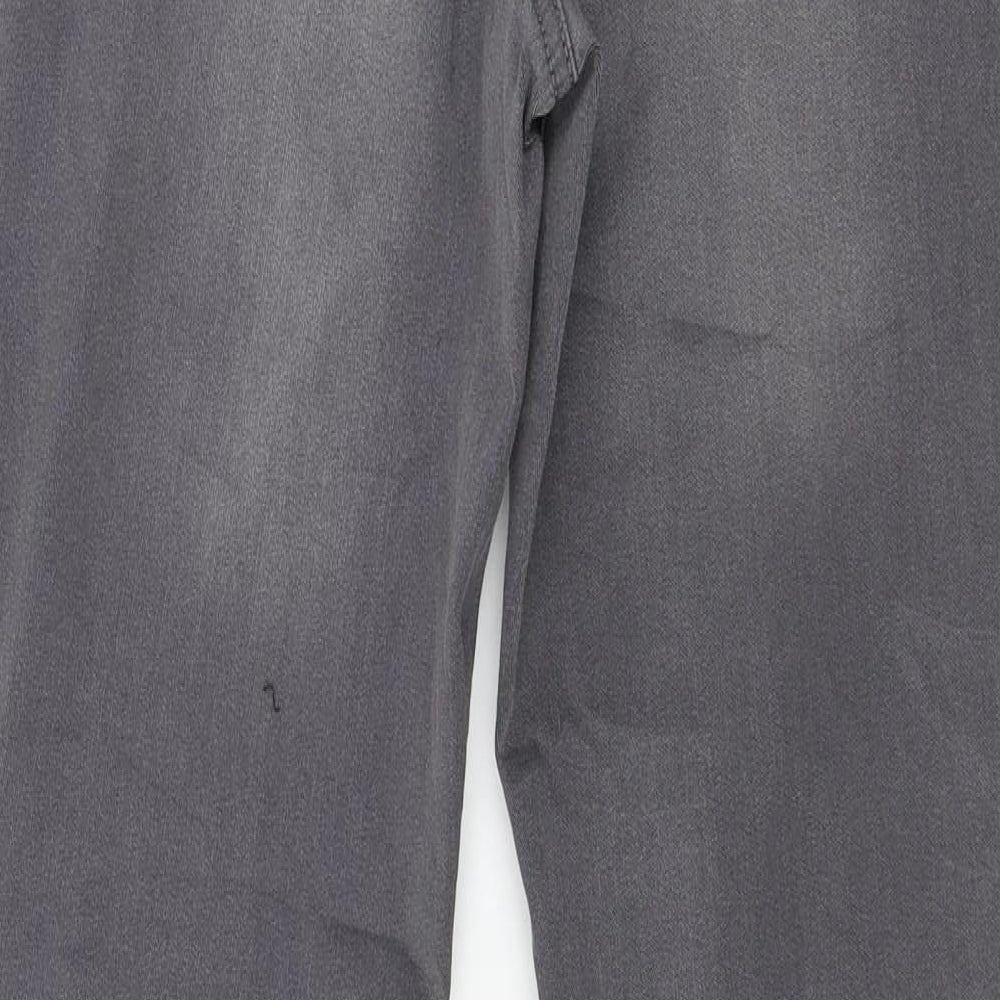 F&F Womens Grey Denim Skinny Jeans Size 8 L28 in