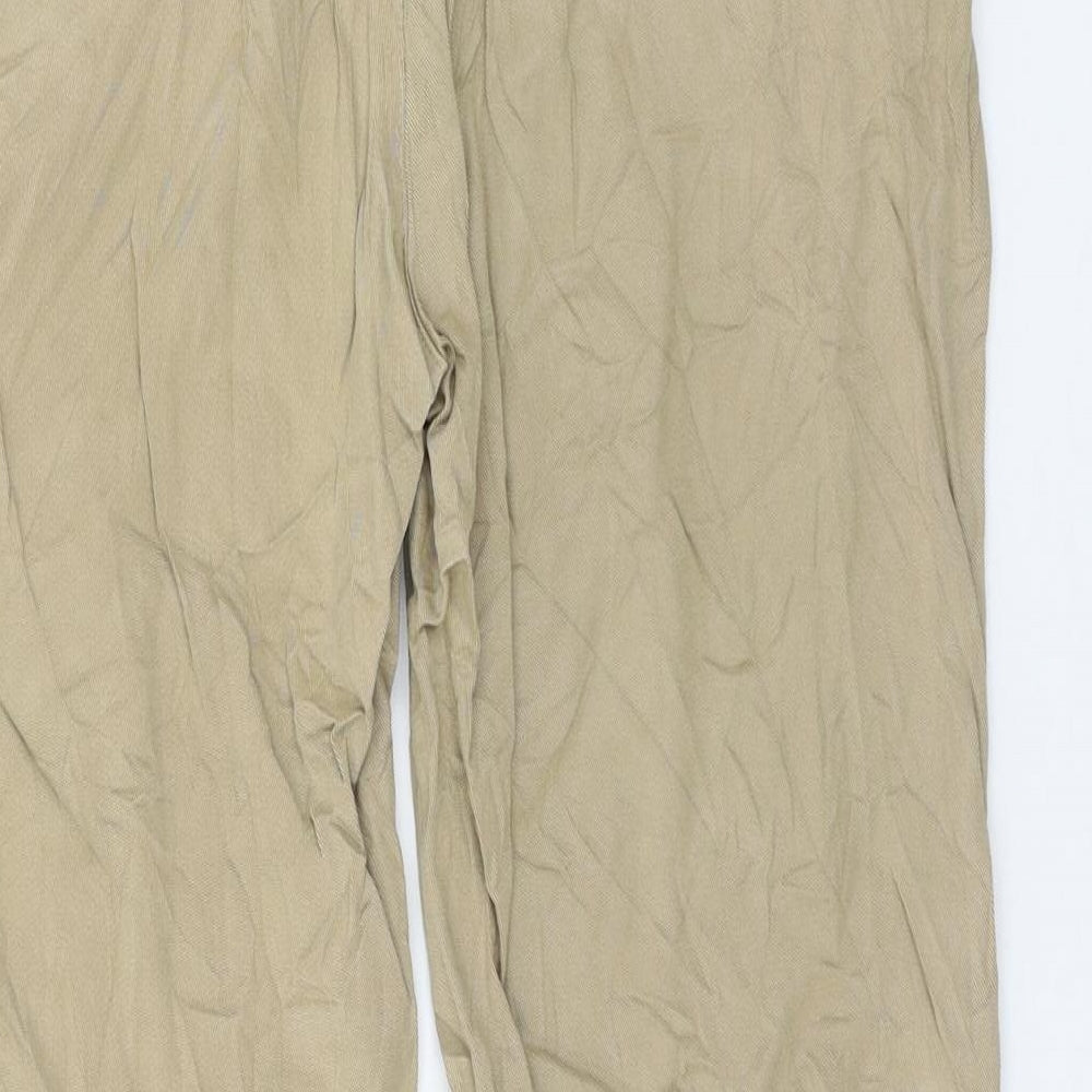 Womens UK Size 32 in Preworn Regular Fit Beige Trousers