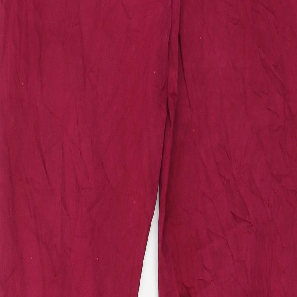 Womens UK Size 10 Pimkie Regular Fit Straight Purple Jeans