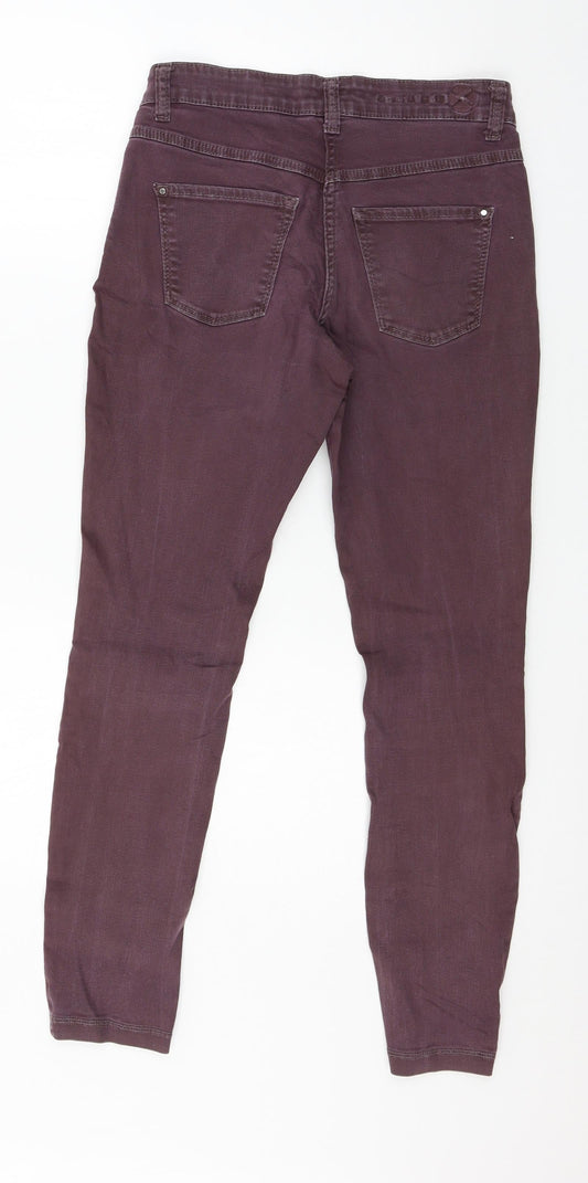 Womens UK Size 30 in MAC Jeans Regular Fit Skinny Purple Jeans