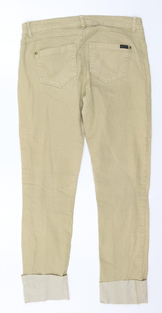 Only Womens Beige Denim Skinny Jeans Size 32 in L28 in