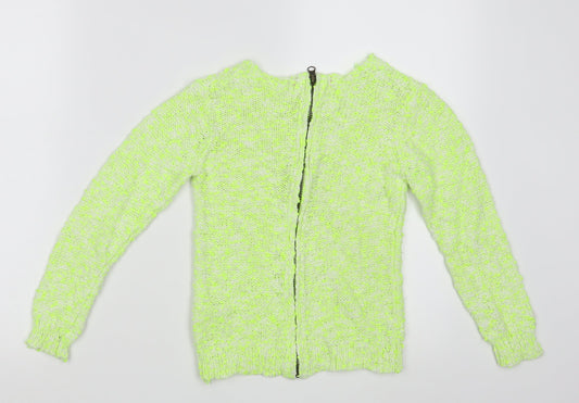 Young Dimension Girls Green Full Zip Jumper Size 8-9 Years