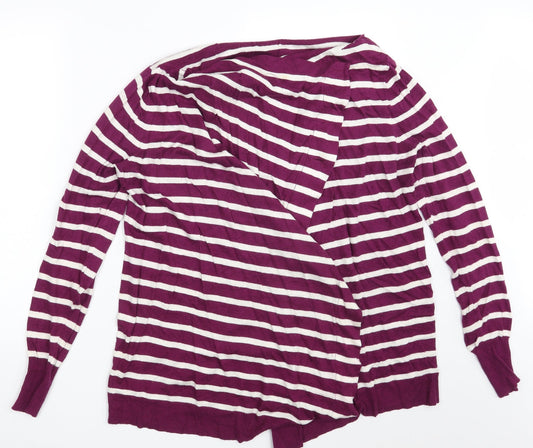 Womens UK Size One Size JoJo Maman Bébé Purple Wrap Jumper