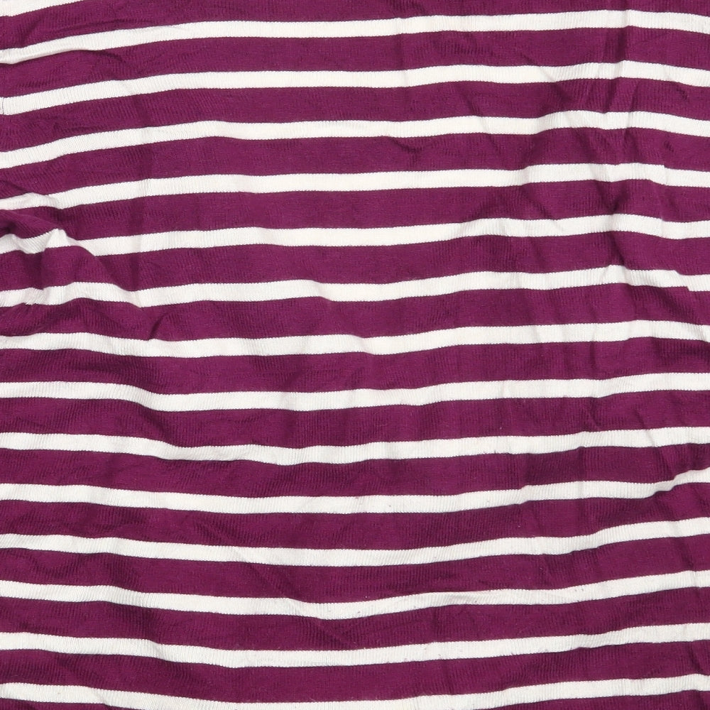 Womens UK Size One Size JoJo Maman Bébé Purple Wrap Jumper