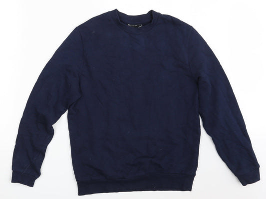 Mens UK Size S ASOS Blue Pullover Jumper